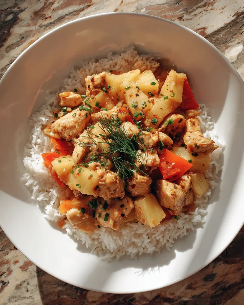 Pineapple Chicken and Rice