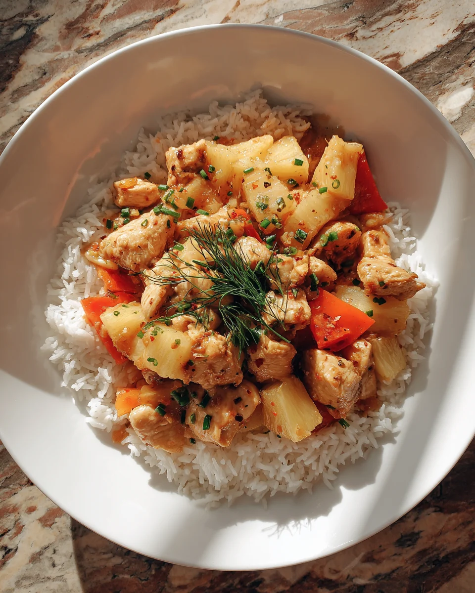 Pineapple Chicken and Rice