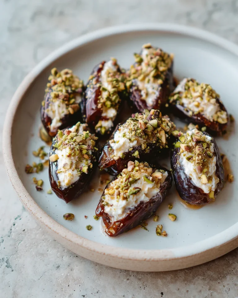 Ricotta Stuffed Dates with Honey Pistachio: A Sweet Delight