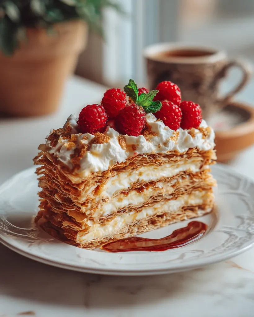 Photo of featured for Indulge in the Decadent Layers of a Russian Napoleon Cake