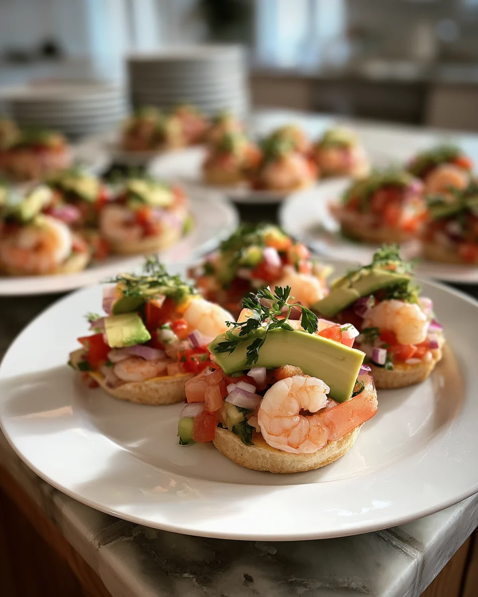 Shrimp Avocado Ceviche Cups