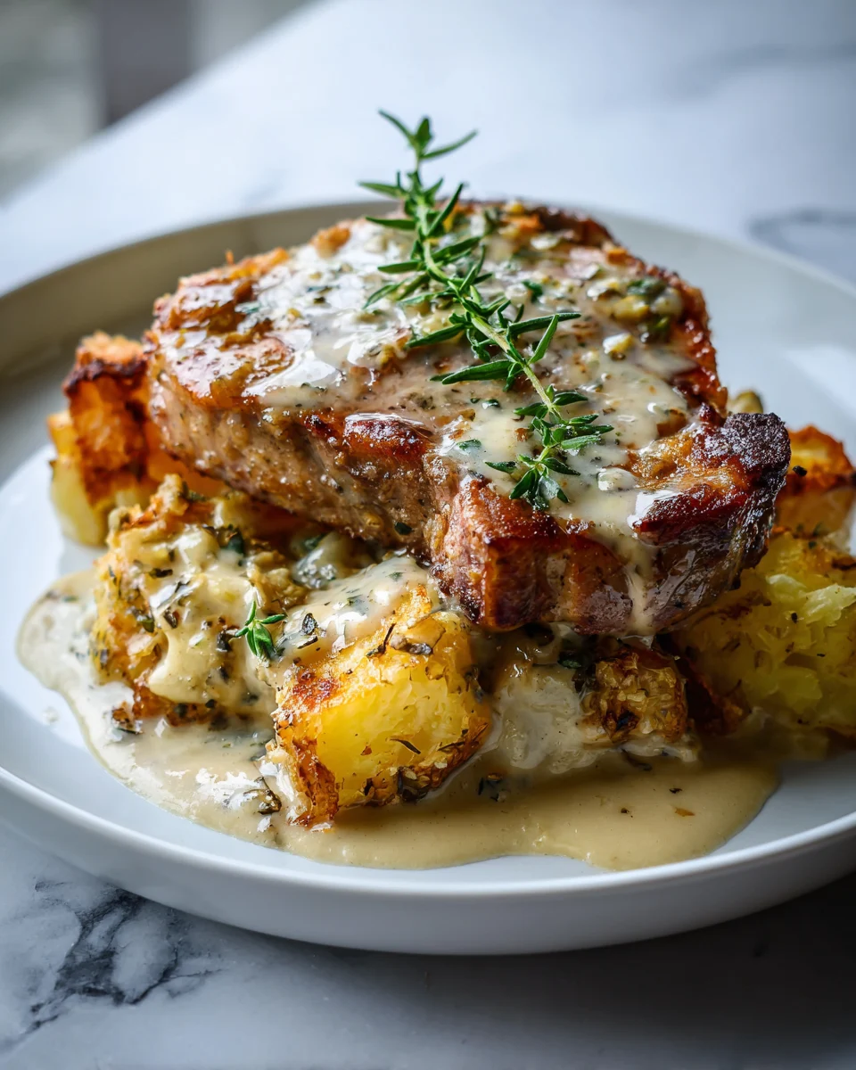 Smothered Pork Chop Potato Casserole: A Classic Comfort Dish