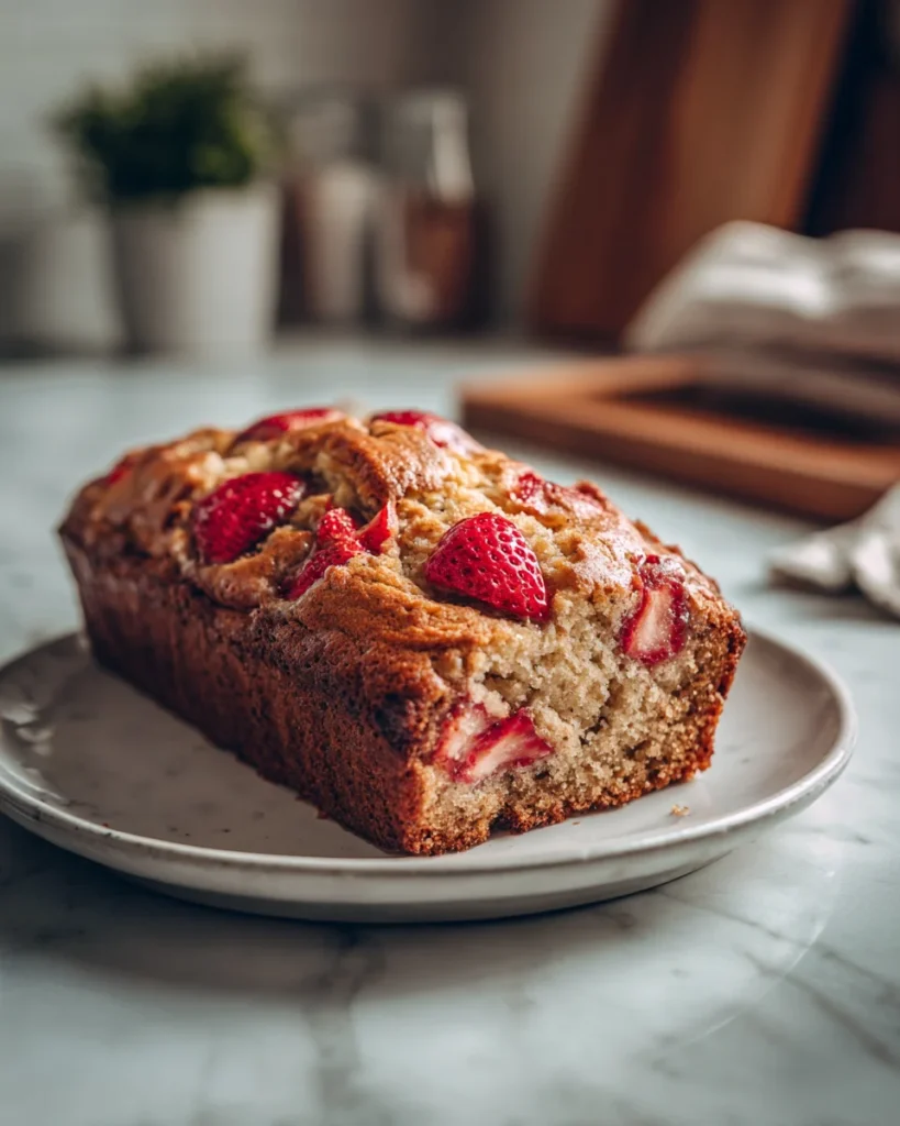 Strawberry Banana Bread Recipe