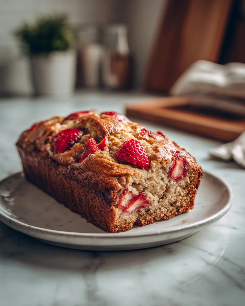 Strawberry Banana Bread Recipe