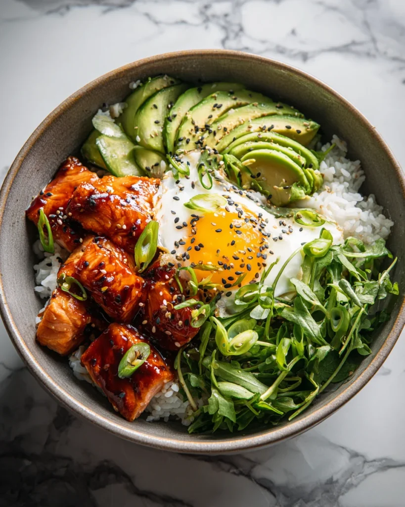 Teriyaki Salmon Rice Bowl