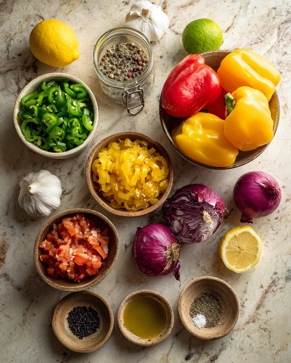 10 Minute Pepperoncini Relish