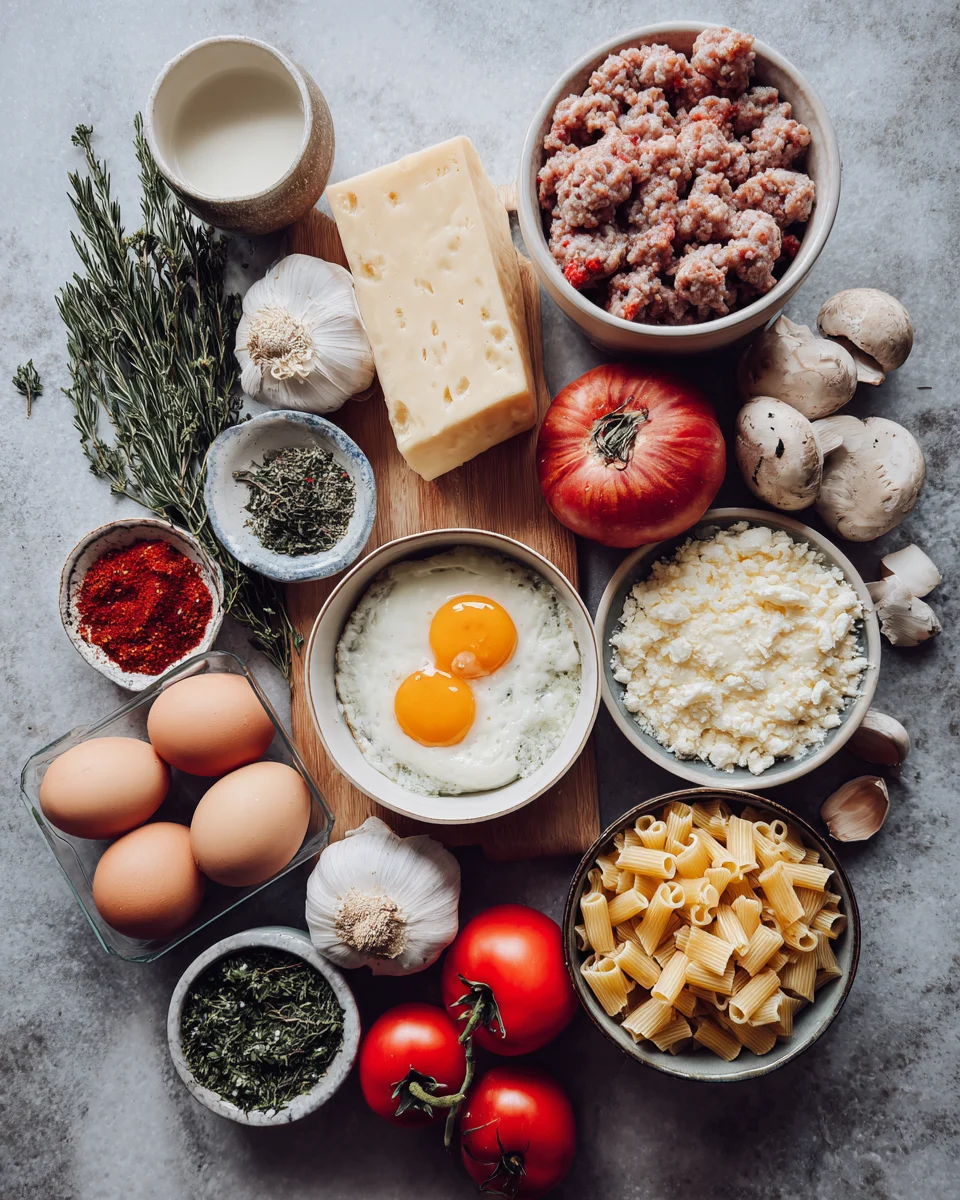 30-Minute Creamy Tuscan Sausage Pasta