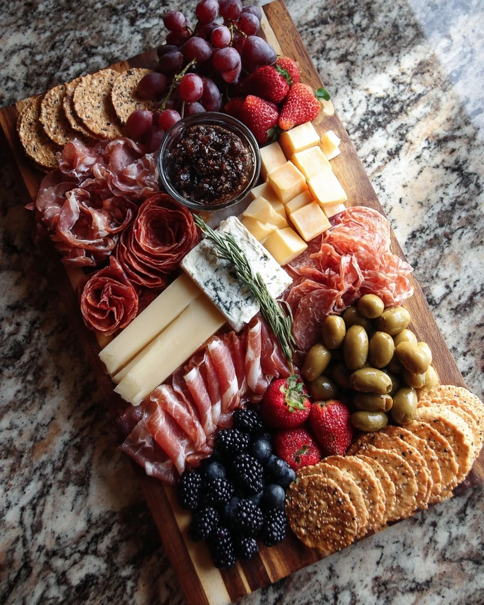 American Flag Charcuterie Board