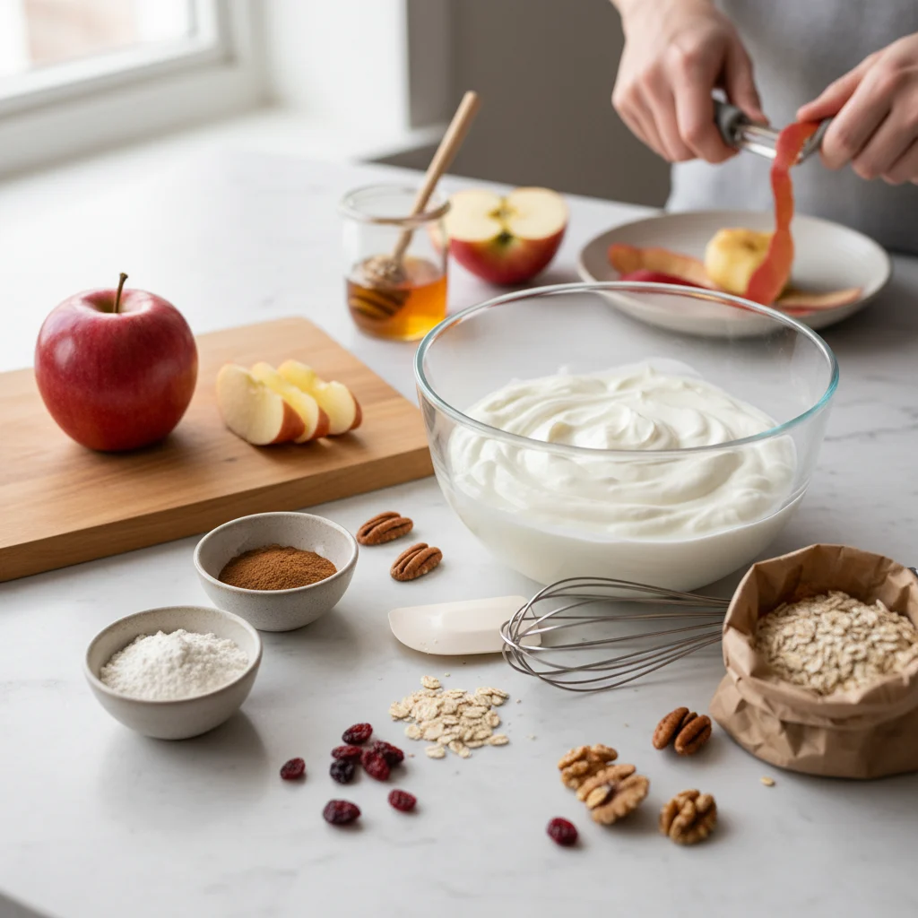 Apple Cinnamon Protein Yogurt Bowl