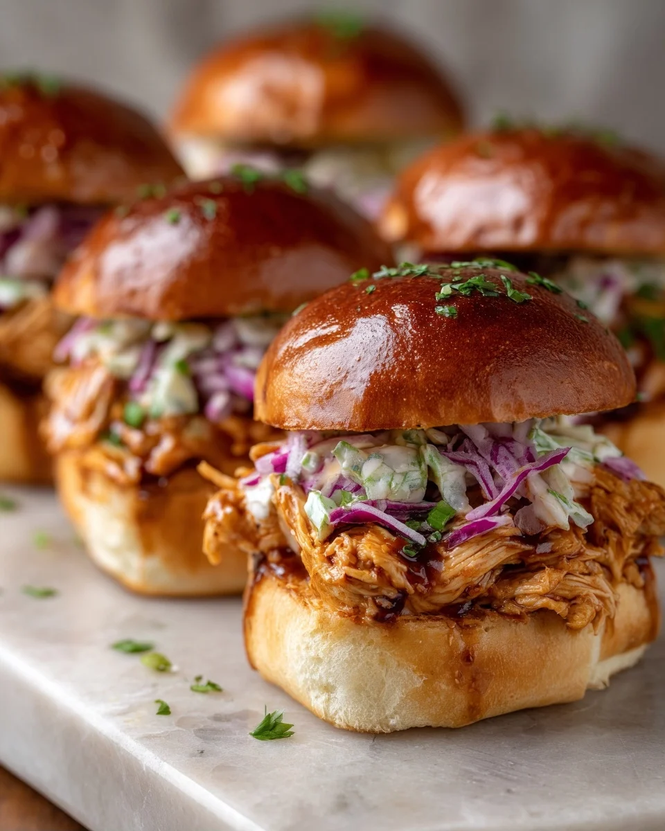 BBQ Ranch Chicken Stuffed Buns