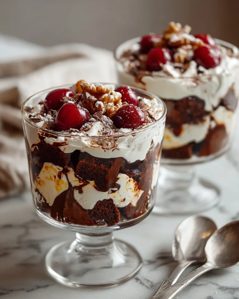 Black Forest Brownie Trifle