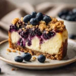 Blueberry Crumble Cheesecake