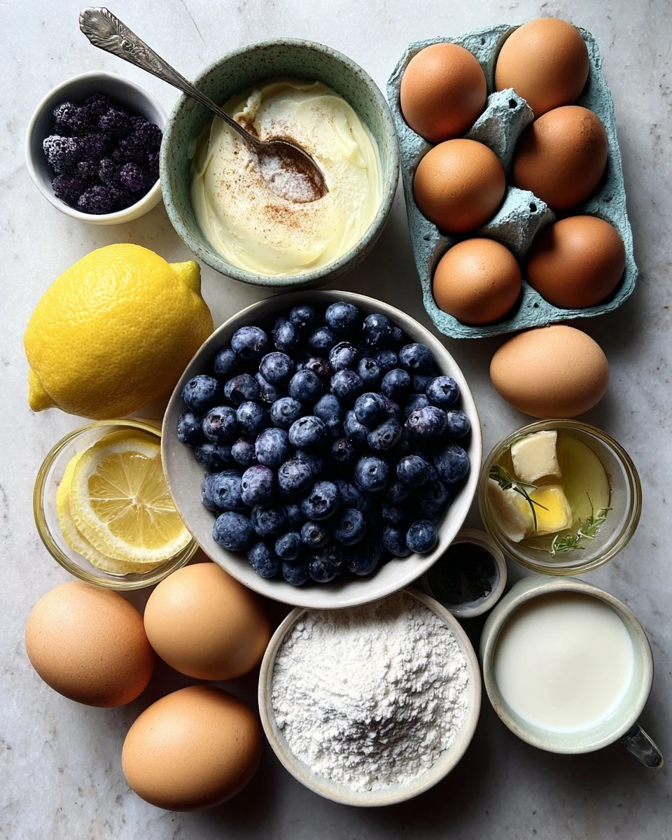 Blueberry Lemon Icebox Cake
