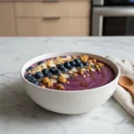Blueberry Protein Smoothie Bowl