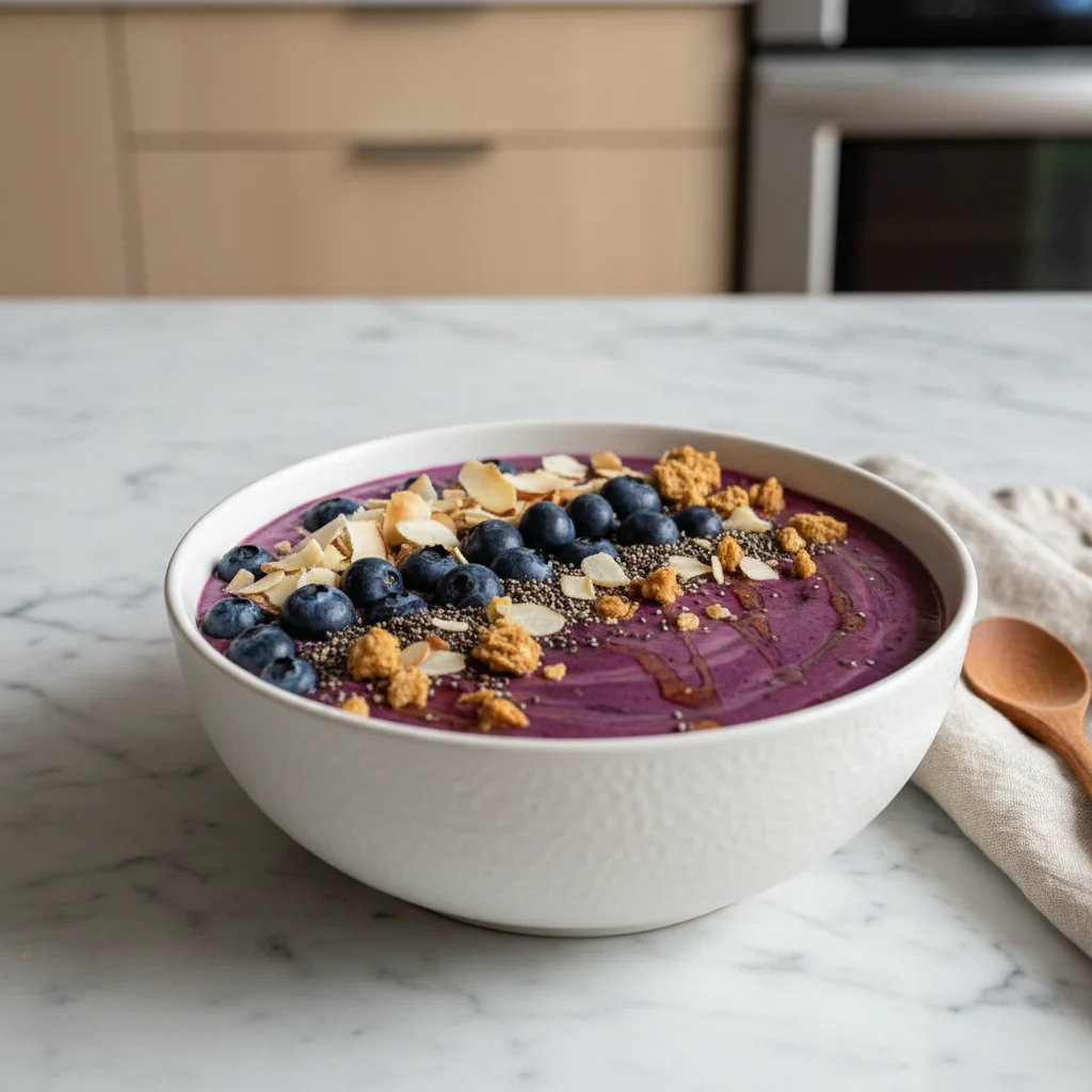 Blueberry Protein Smoothie Bowl