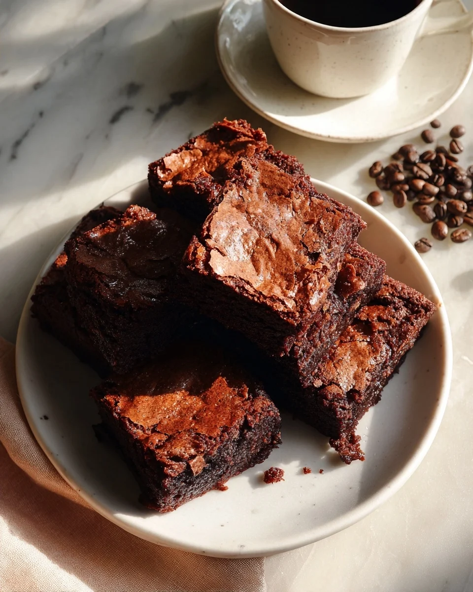 Brown Butter Espresso Brownies