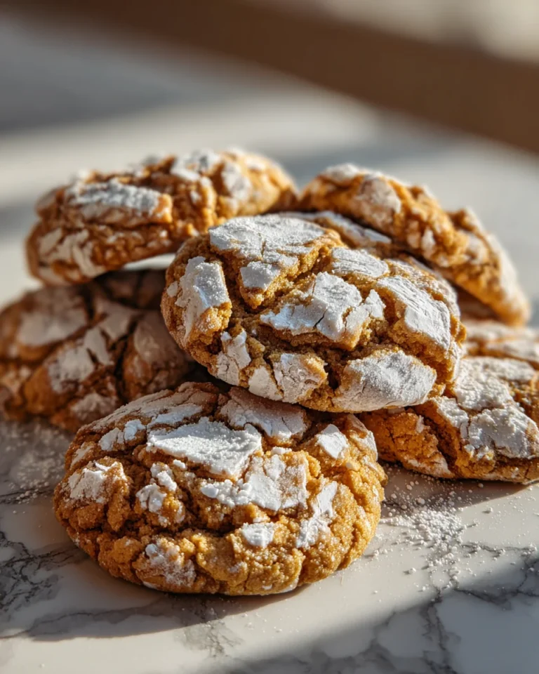 Brown Butter Maple Crinkle Cookies