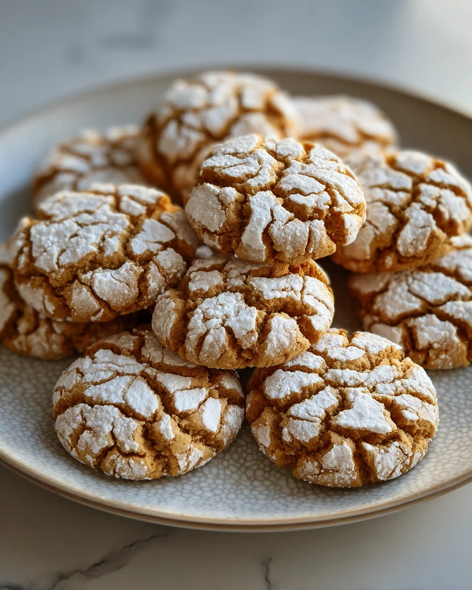 Brown Butter Maple Crinkle Cookies