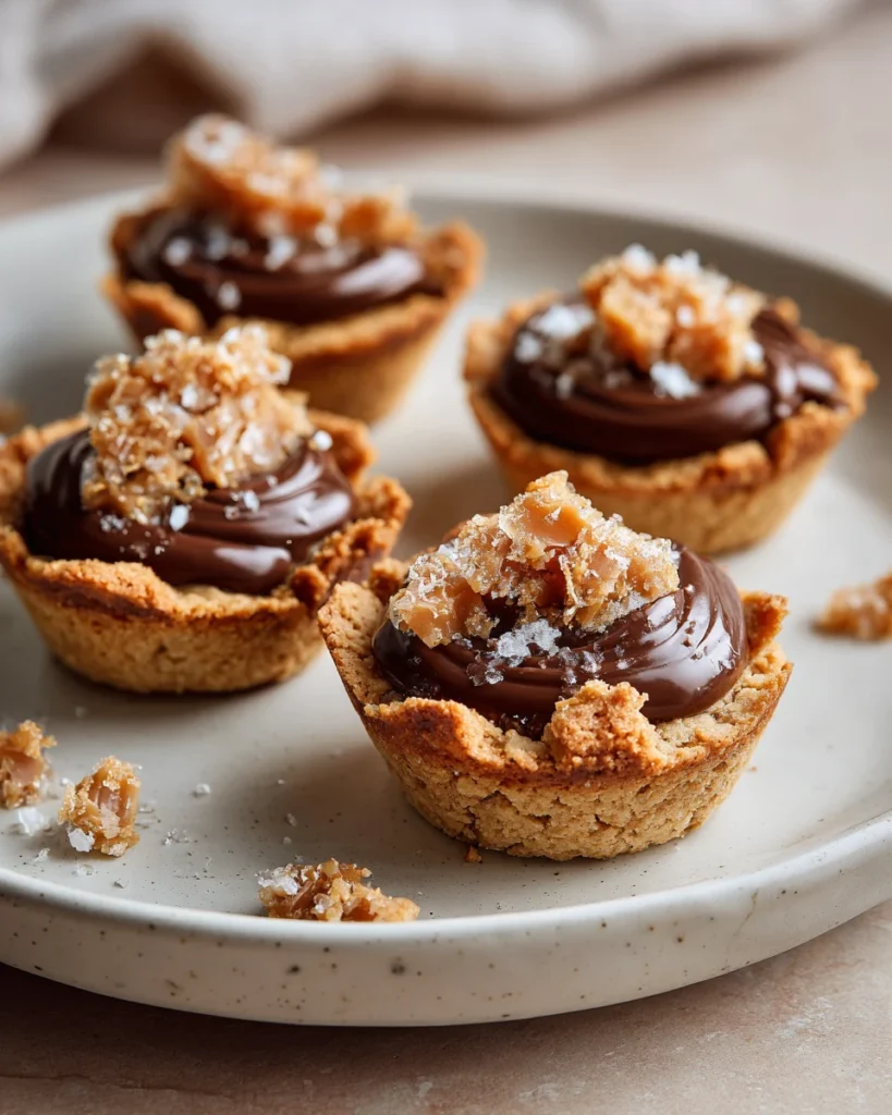 Brown Butter Toffee Cookie Cups