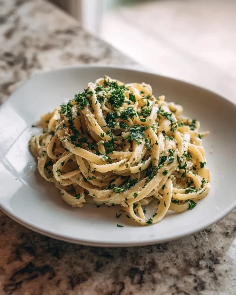 Buttery Herb Linguine Recipe
