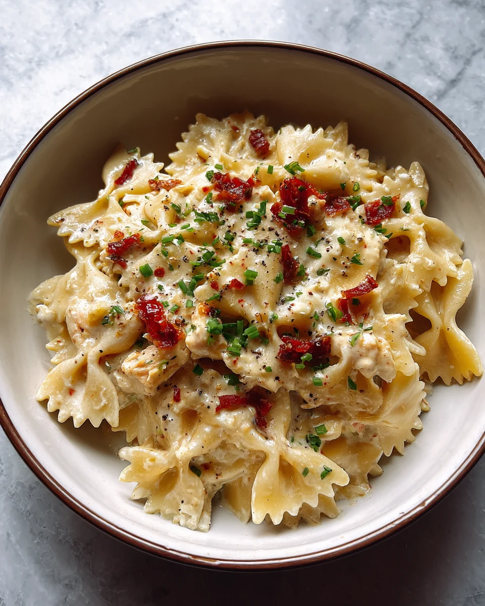 Cajun Alfredo Bowtie Pasta