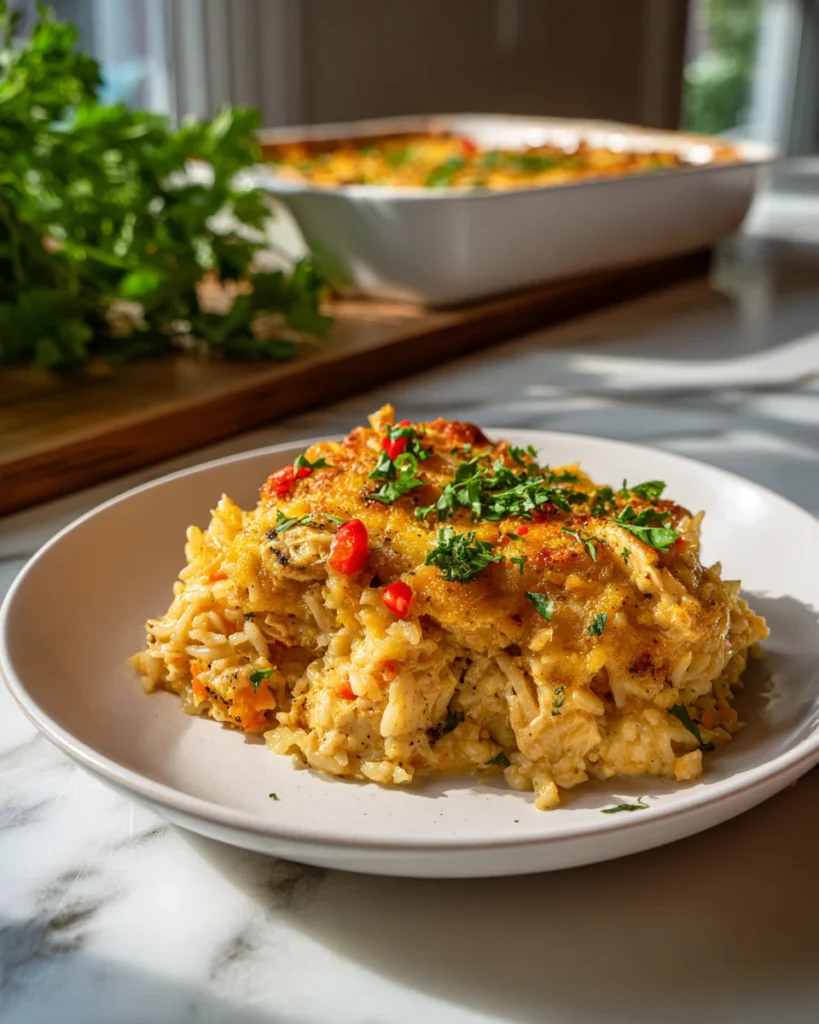 Cajun Chicken Rice Casserole