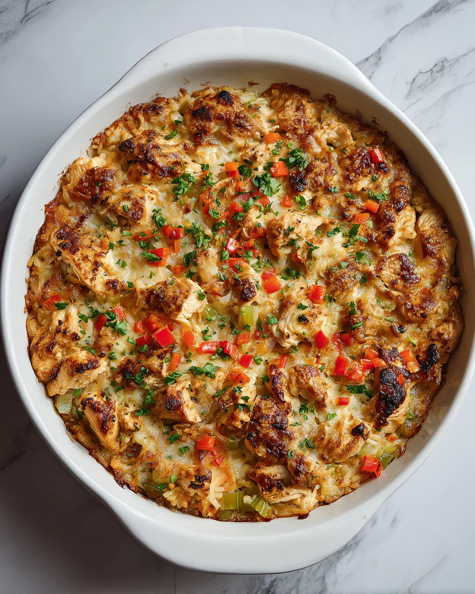 Cajun Chicken Rice Casserole