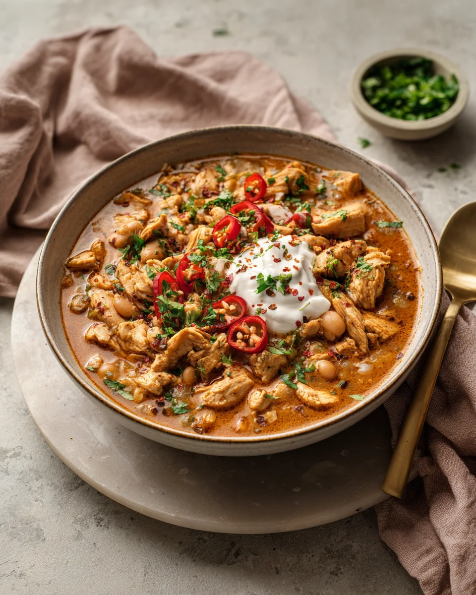 Cajun White Chicken Chili
