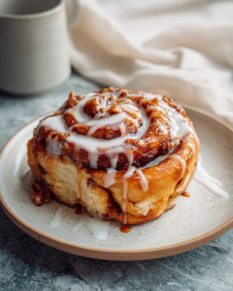 Caramel Apple Cinnamon Roll Bake
