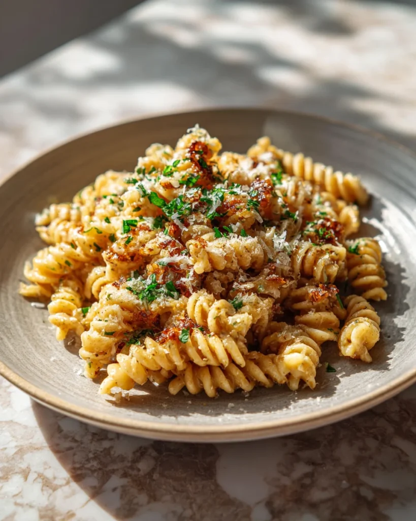 Caramelized Garlic Butter Rotini