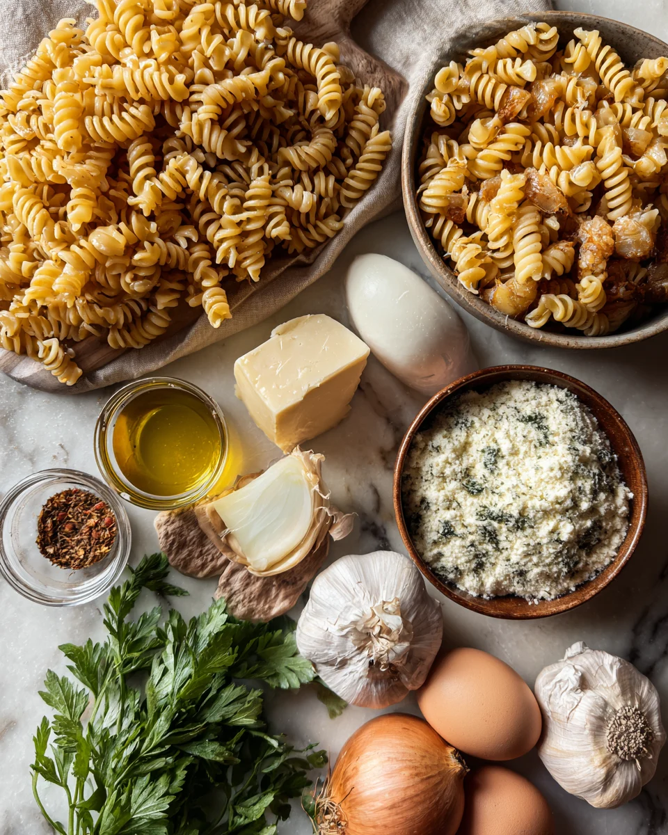 Caramelized Garlic Butter Rotini