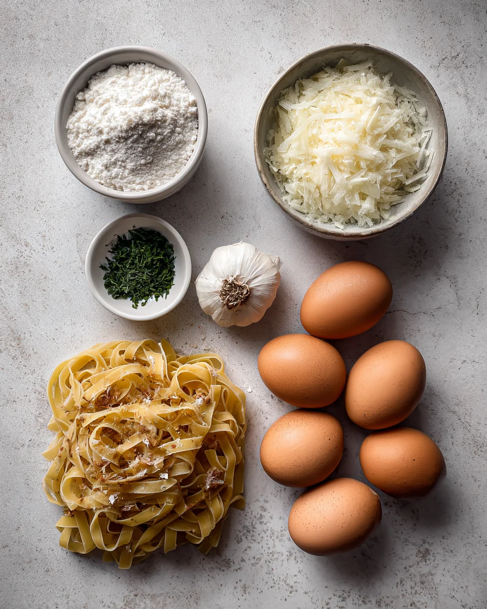 Caramelized Onion Parmesan Fettuccine