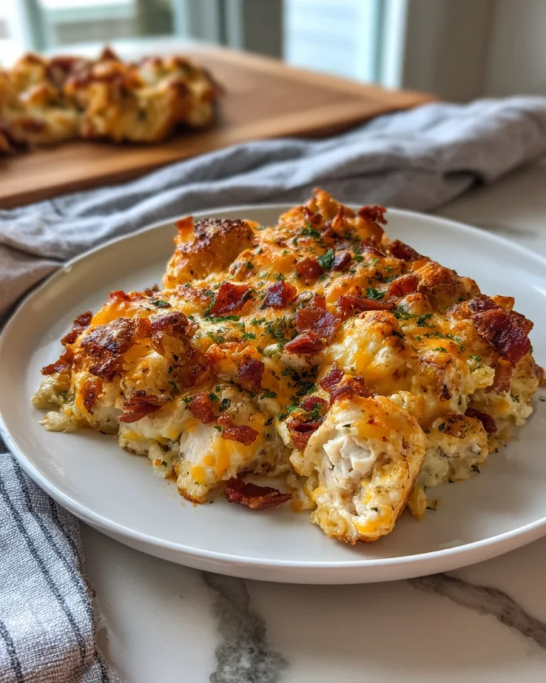 Cheddar Bacon Ranch Chicken Bake