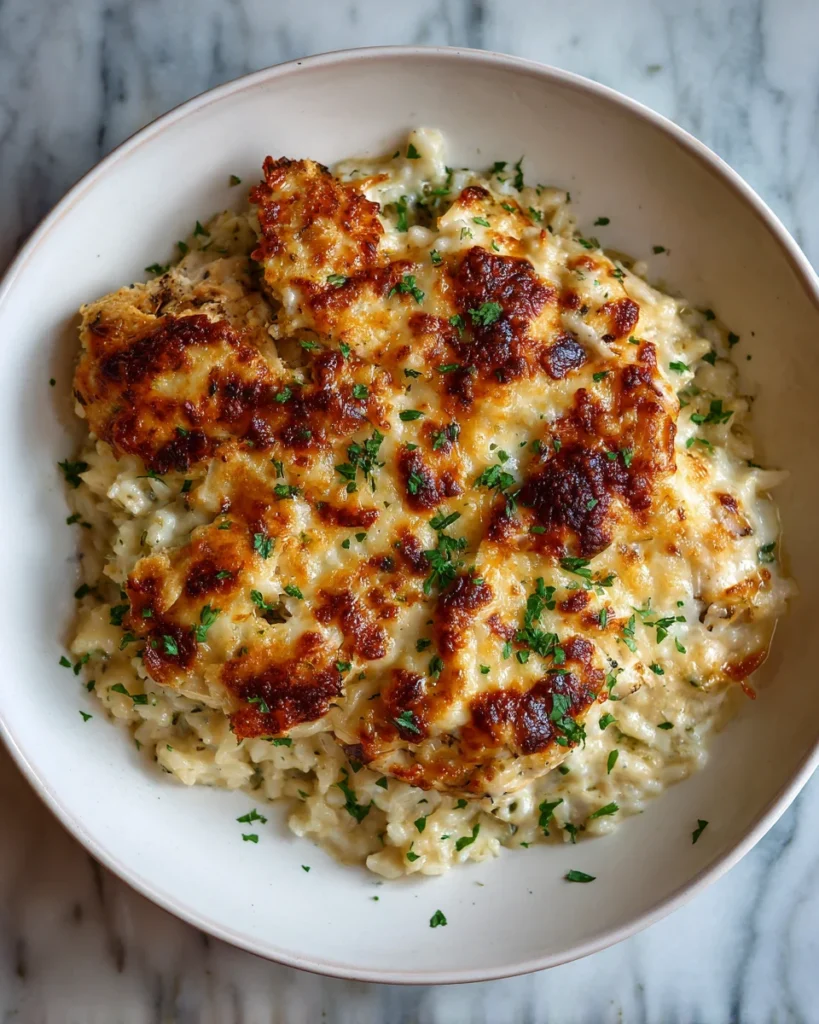 Cheesy Chicken And Rice Bake: A Comforting Family Favorite
