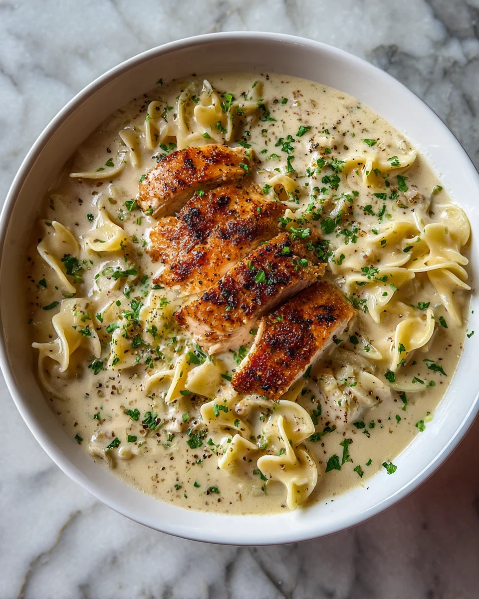 Chicken Alfredo Soup