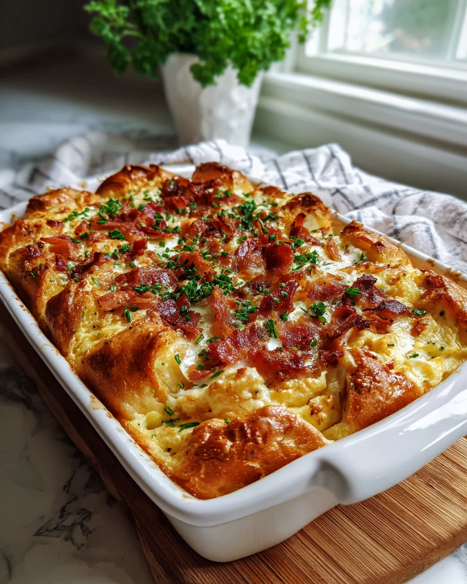 Chicken Bacon Ranch Crescent Bake Recipe