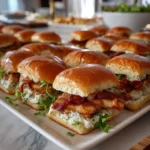 Chicken Bacon Ranch Sliders