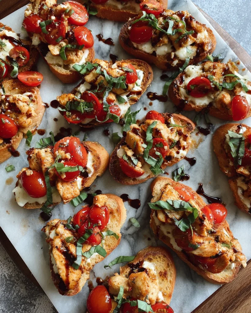 Chicken Bruschetta Sheet Pan Dinner
