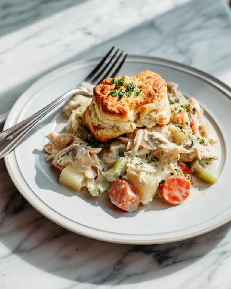 The Ultimate Comfort: Chicken Pot Pie Biscuit Casserole