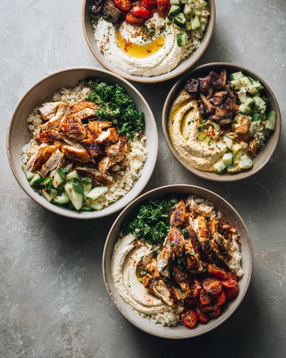 Chicken Shawarma Hummus Bowls: A Delicious and Easy Recipe