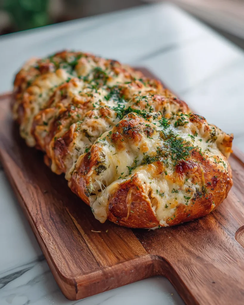 Chicken Spinach Parmesan Stuffed Bread