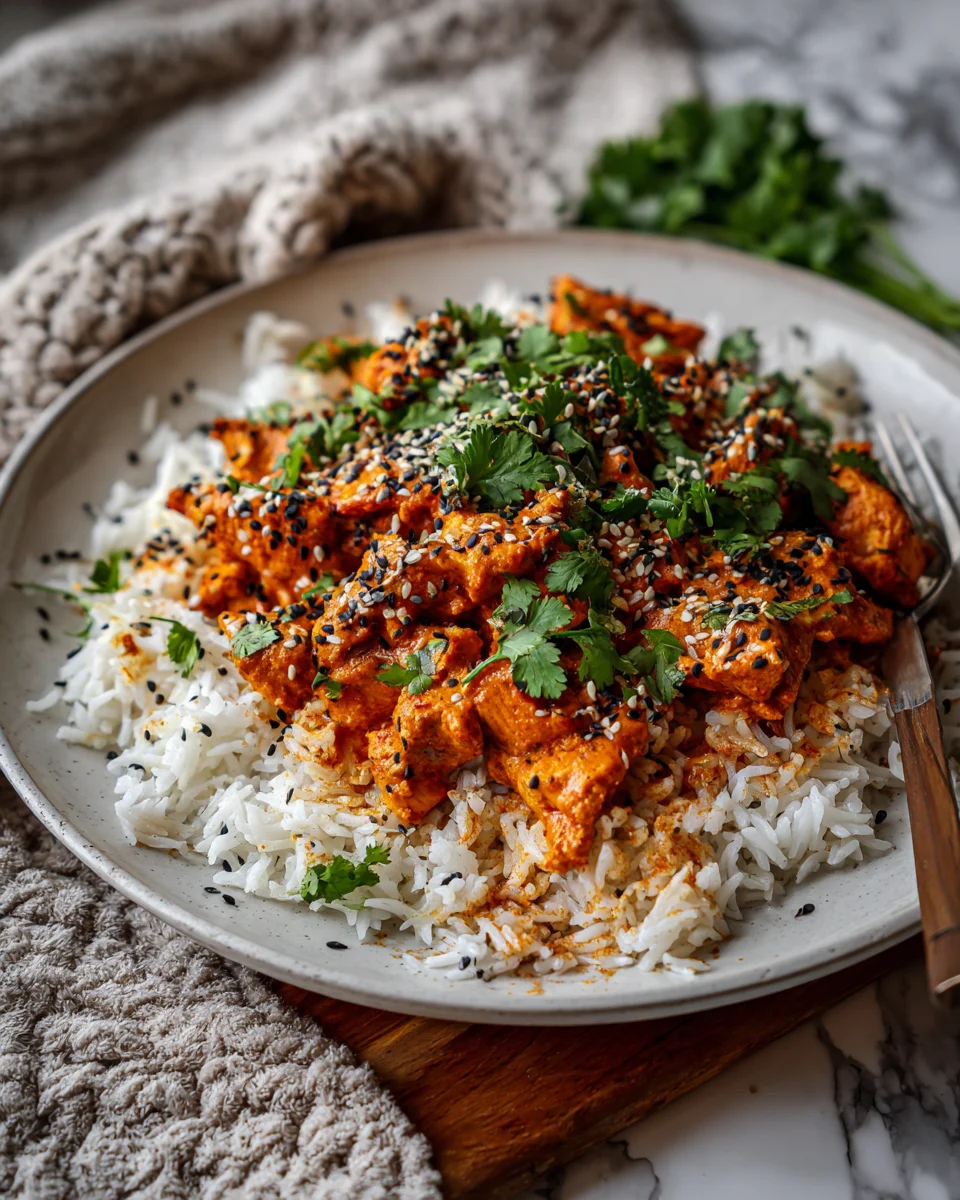 Chicken Tikka Masala Rice Skillet
