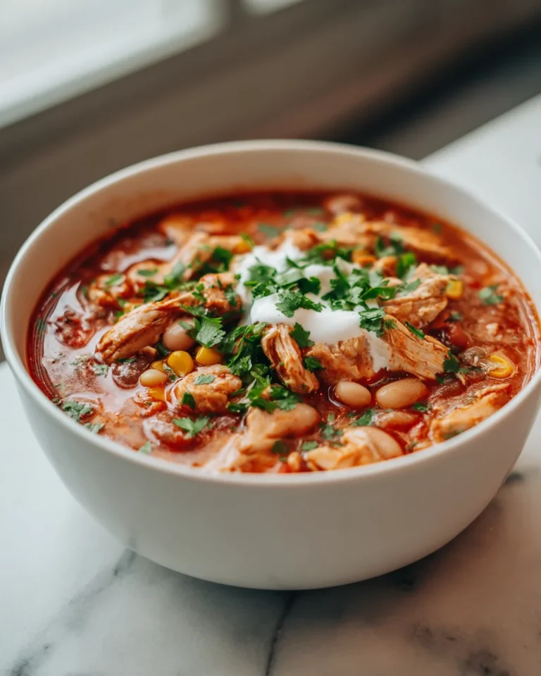 Hearty Chicken and White Bean Chili