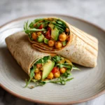 Chickpea and Avocado Wrap