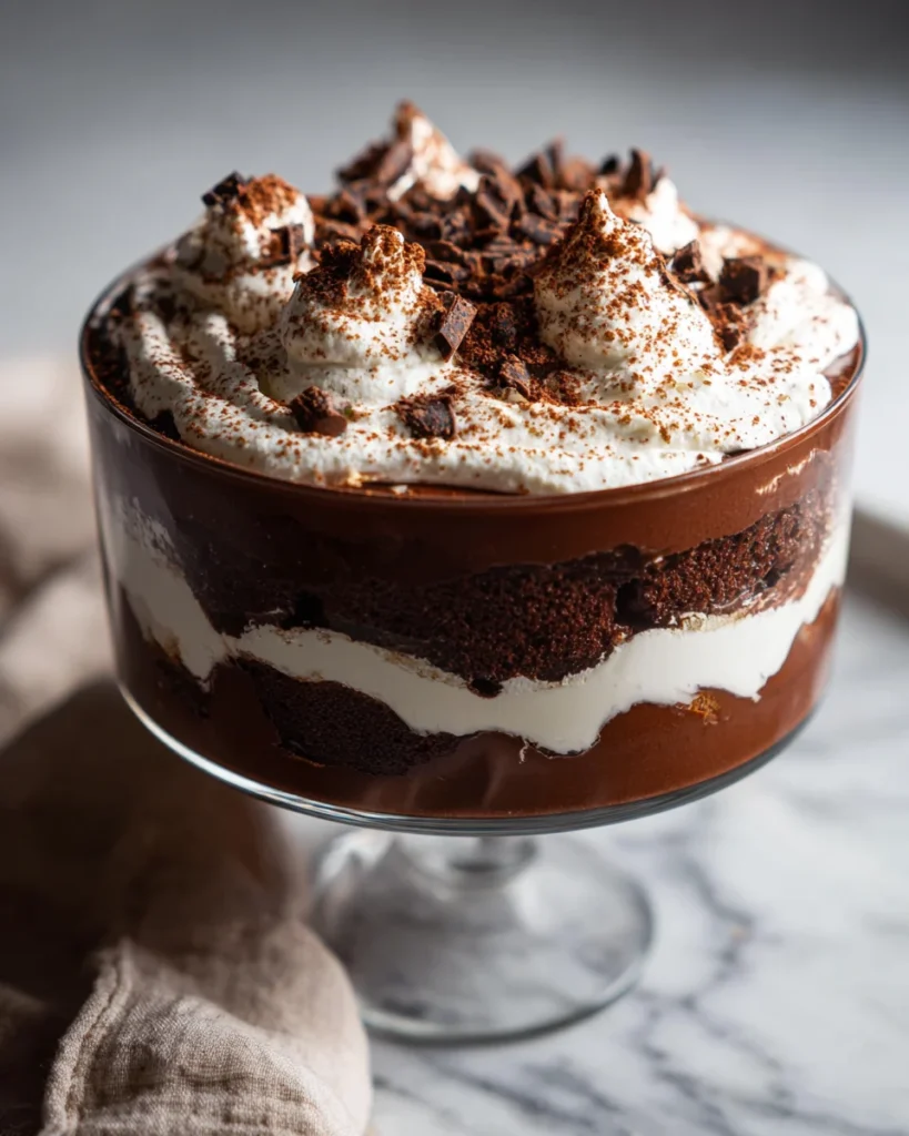 Chocolate Espresso Layer Trifle