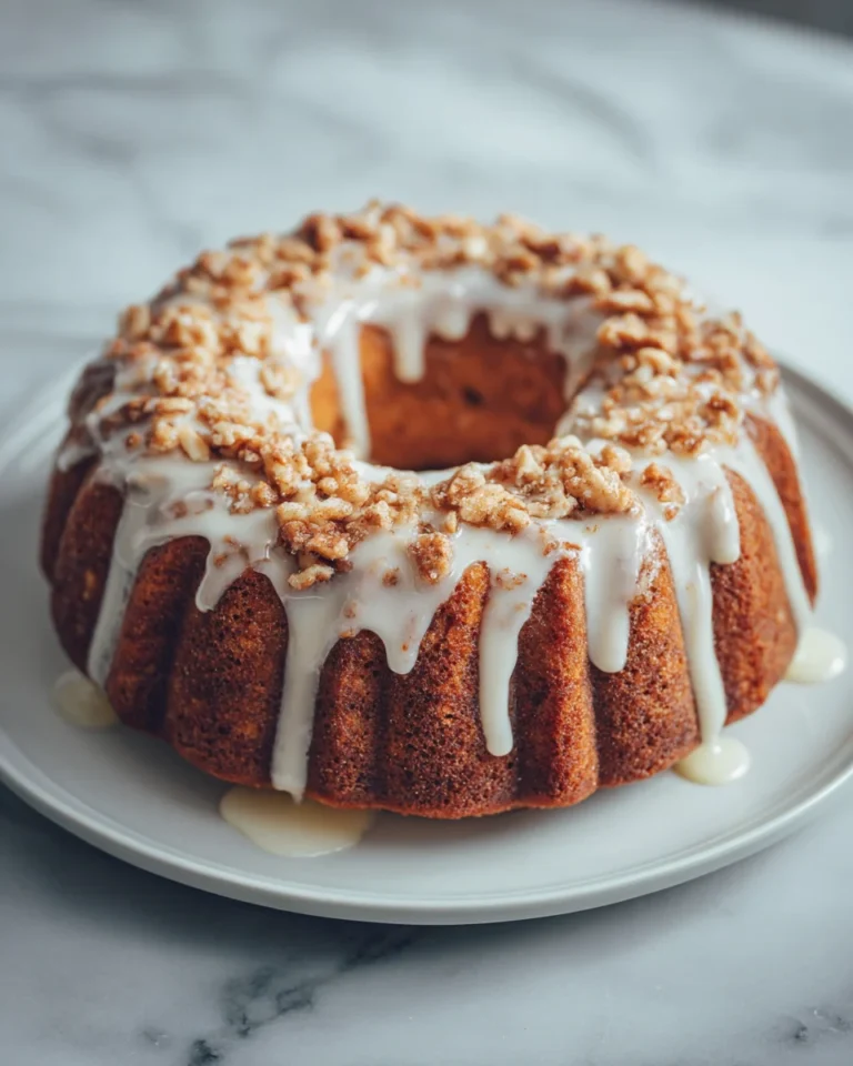 Cinnamon Maple Glazed Donut Cake