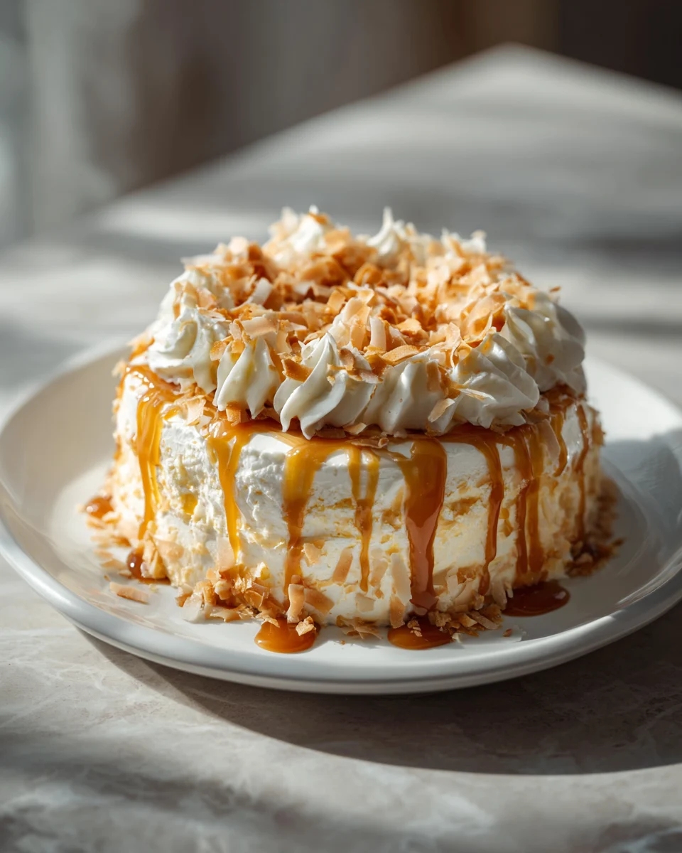 Coconut Caramel Tres Leches Cake