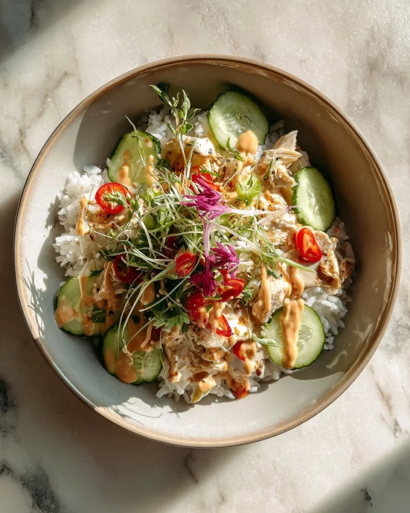 Coconut Chicken Rice Bowl