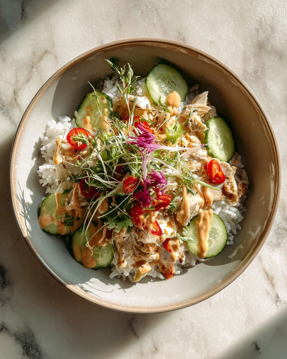 Coconut Chicken Rice Bowl