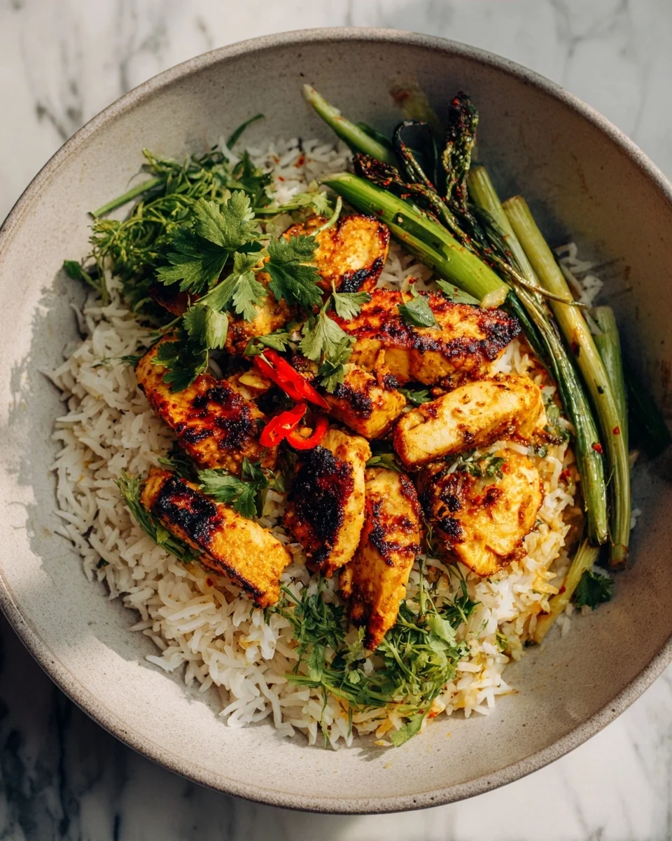 Coconut Chicken Rice Bowl
